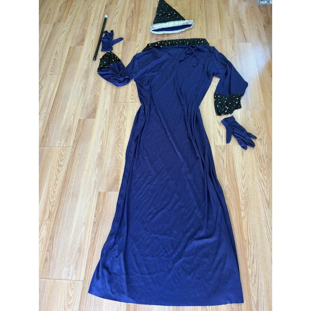 5 Piece Halloween Wizard Costume for Adults Or Kids Halloween